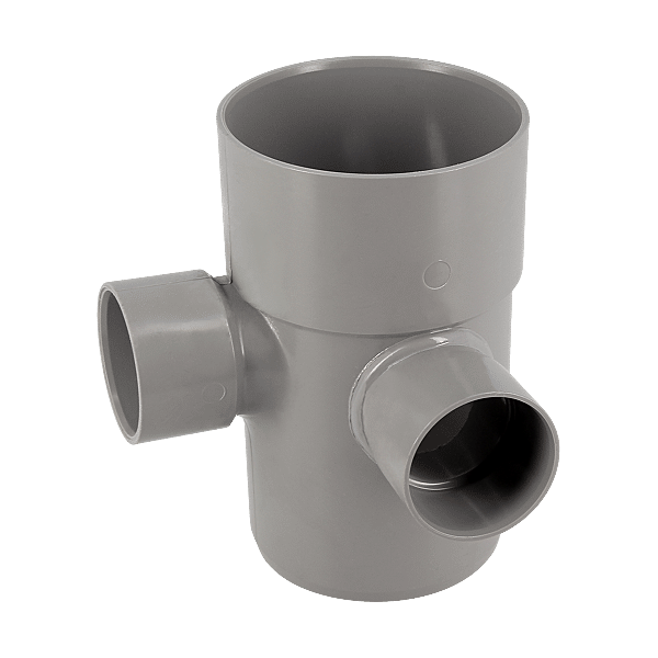 Embranchement double équerre PVC mâle - femelle photo du produit visuel_1 2XL