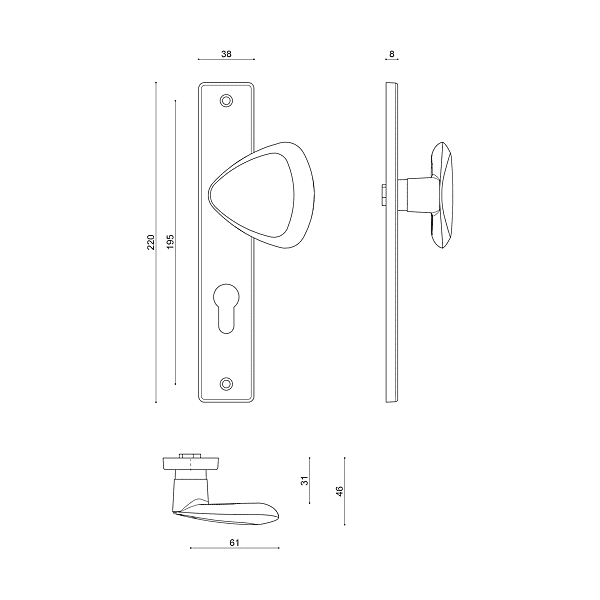 Ensemble Flex 206 sur grande plaque photo du produit visuel_1 2XL