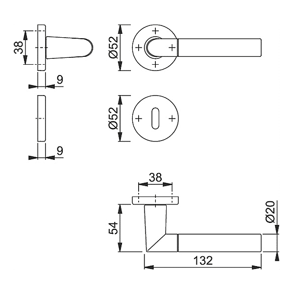 Ensemble sur rosace Lecce photo du produit visuel_1 2XL