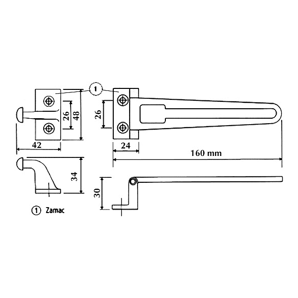 Entrebâilleur le «Modern» photo du produit visuel_1 2XL