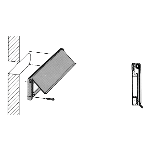 Entrée de lettres aluminium anodisé photo du produit visuel_1 2XL