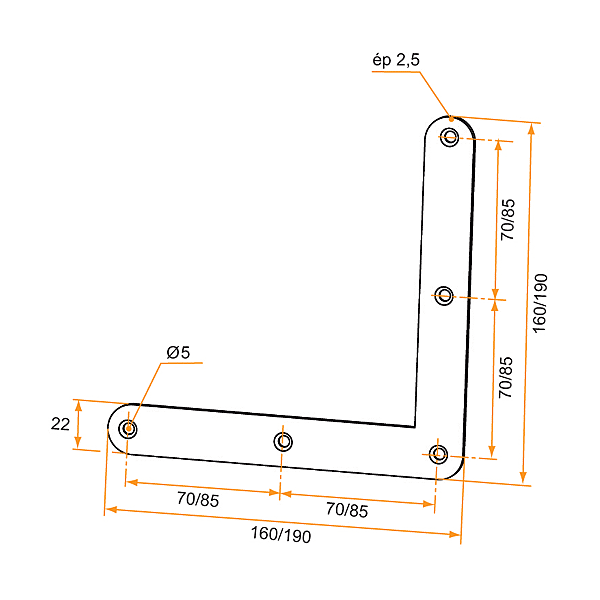 Équerre de fenêtre photo du produit visuel_1 2XL