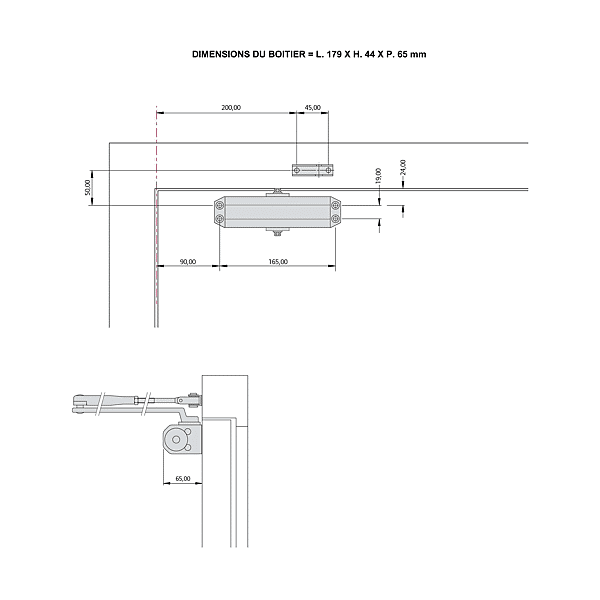 Ferme-porte 610 photo du produit visuel_1 2XL