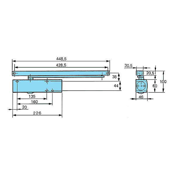 Ferme-porte TS 3000 V photo du produit visuel_1 2XL