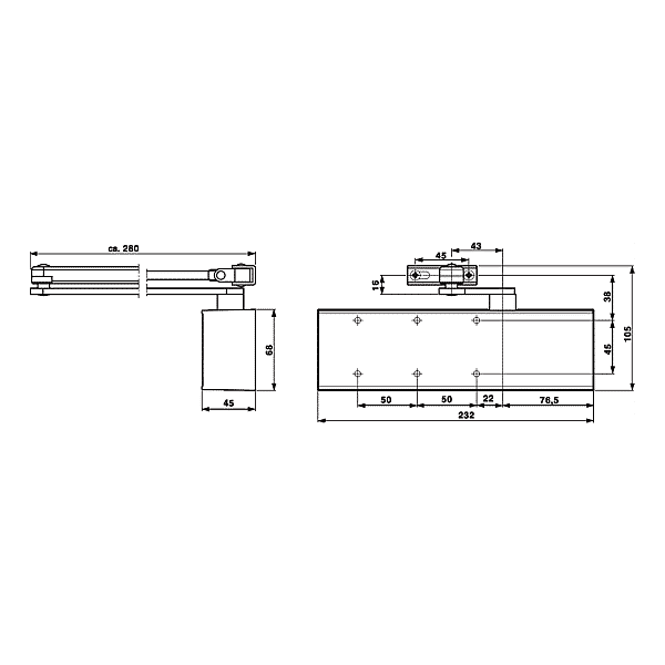 Ferme-porte TS 71 photo du produit visuel_1 2XL