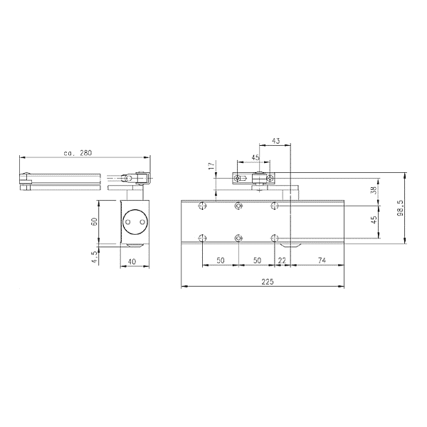 Ferme-porte TS 73 V photo du produit visuel_1 2XL