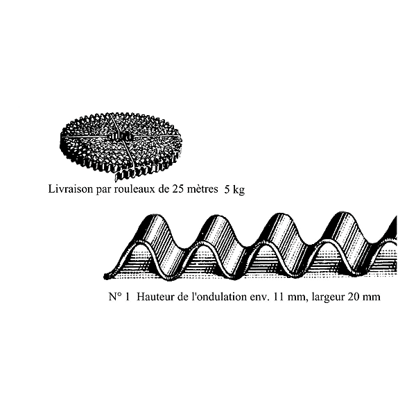 Feuillard ondulé Tenax photo du produit visuel_1 2XL