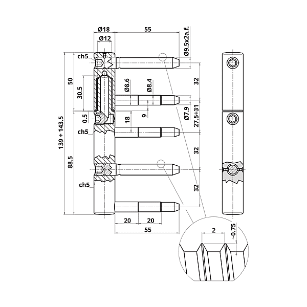 Fiche à 5 broches Ursus photo du produit visuel_1 2XL