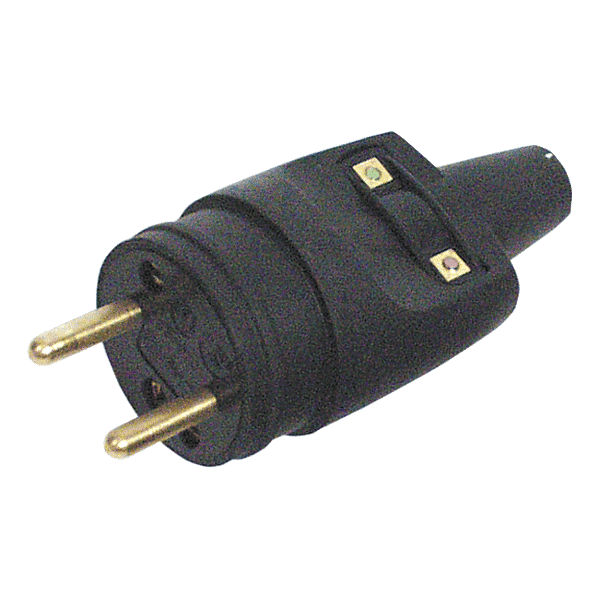 Fiche mâle 2 pôles + terre  050445 photo du produit visuel_1 2XL