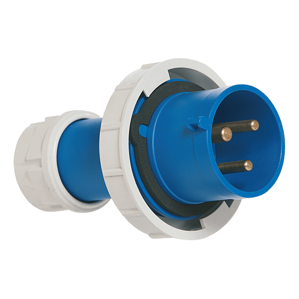 Fiche mâle broche européen 2 pôles + terre photo du produit visuel_1 2XL