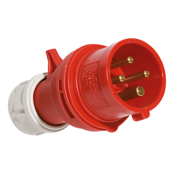 Fiche mâle broche européen 3 pôles + terre 32A photo du produit visuel_1 2XL