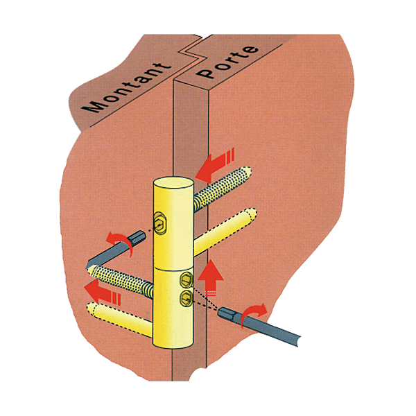 Fiche réglable à 4 broches Exacta photo du produit visuel_1 2XL