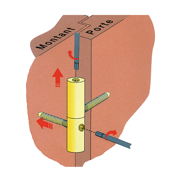 Fiche réglable Ø 13 mm Exacta photo du produit visuel_1 2XL