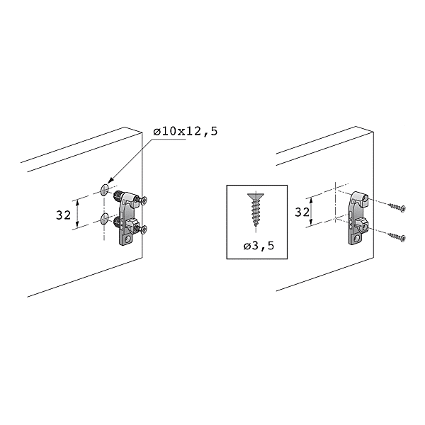Fixation de façade Innotech et Atira photo du produit visuel_1 2XL