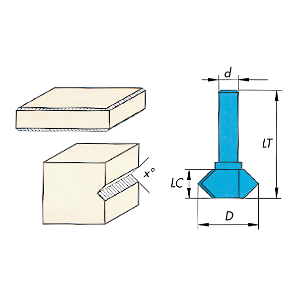 Fraise à double chanfrein photo du produit visuel_1 2XL