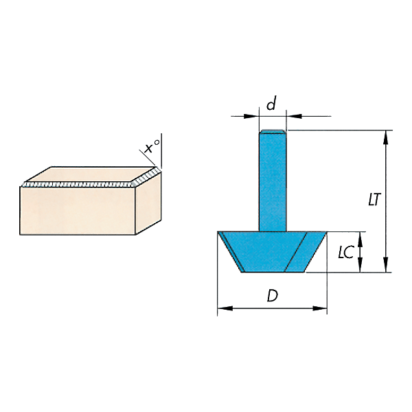 Fraise carbure à chanfreiner photo du produit visuel_1 2XL