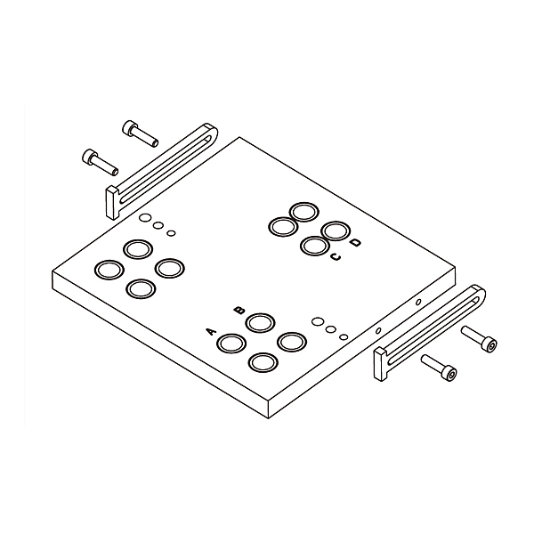 Gabarit de perçage photo du produit visuel_1 2XL