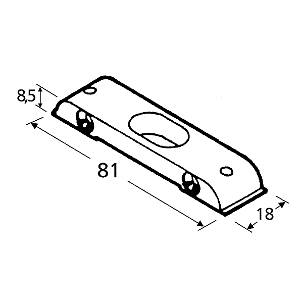 Gâche auxiliaire SB photo du produit visuel_1 2XL