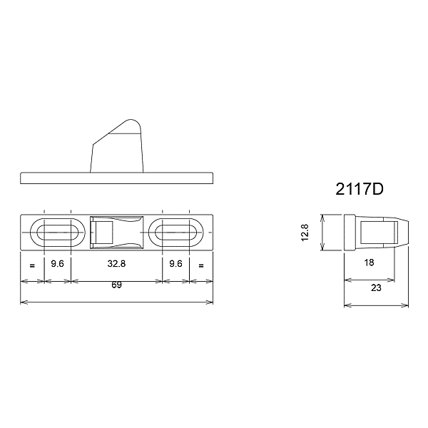 Gâche DS2117D photo du produit visuel_1 2XL