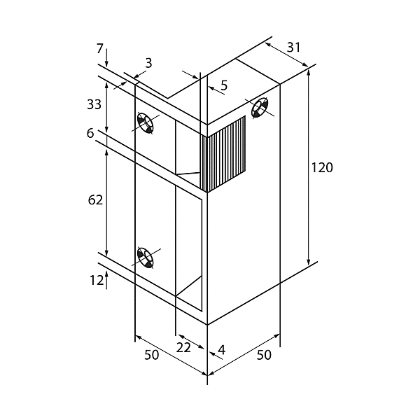 Gâche électrique Beugnot N°3 1/2 TH photo du produit visuel_1 2XL