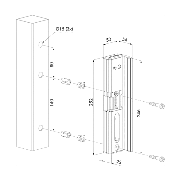 Gâche électrique Modulec-SA photo du produit visuel_1 2XL