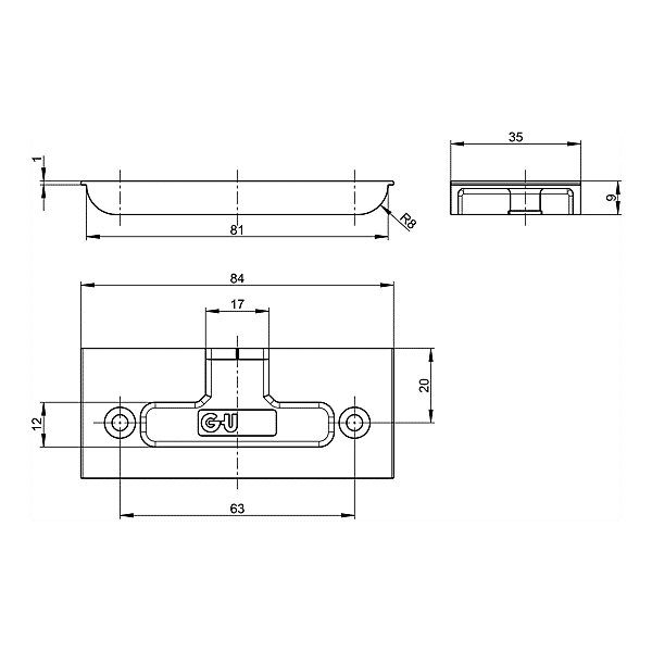 Gâche FC 330 photo du produit visuel_1 2XL
