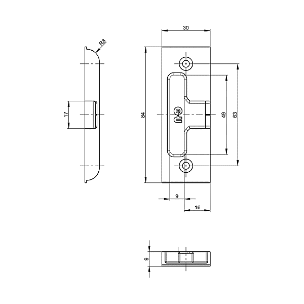Gâche FC 330 photo du produit visuel_1 2XL