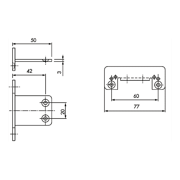 Gâche haute PUSHBAR 90+ photo du produit visuel_1 2XL