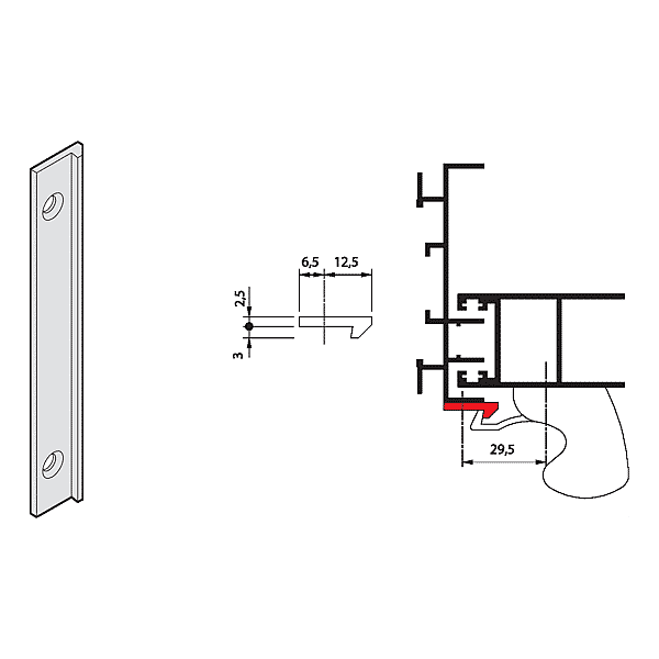 Gâche standard  photo du produit visuel_1 2XL