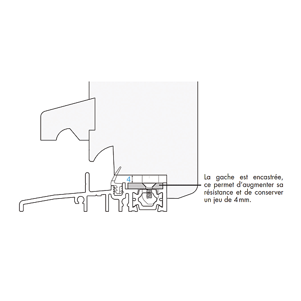 Gâche photo du produit visuel_1 2XL