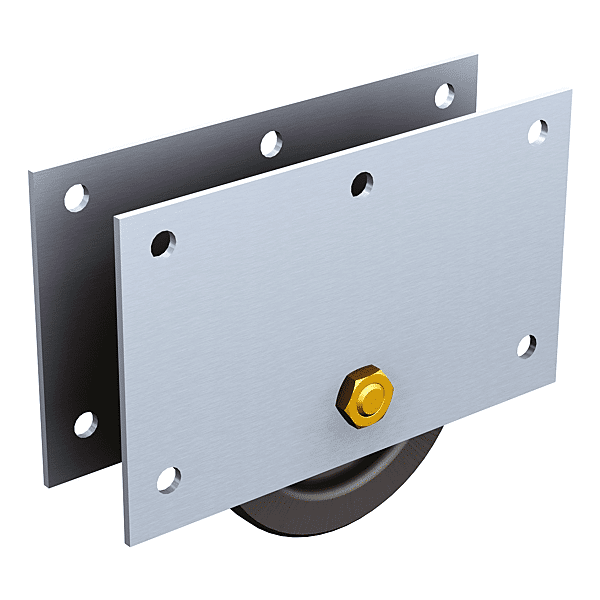 Galet sur monture monté sur roulement à billes photo du produit visuel_1 2XL