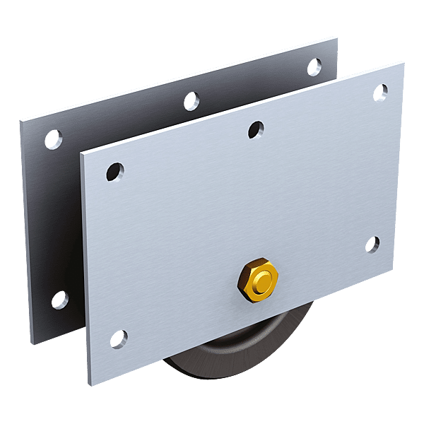 Galet sur monture monté sur roulement à billes photo du produit visuel_1 2XL