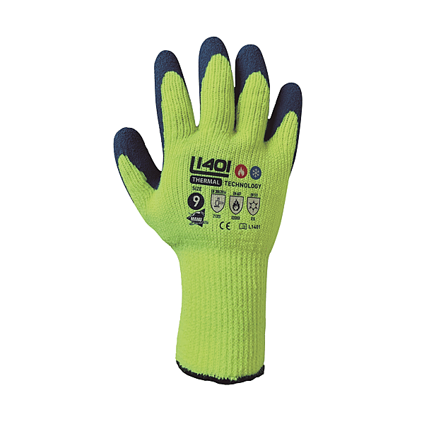 Gants haute visibilité résistants au froid L1401 photo du produit visuel_1 2XL