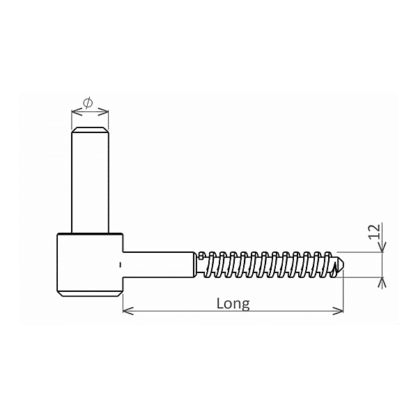 Gond à tige acier Ø12 photo du produit visuel_1 2XL