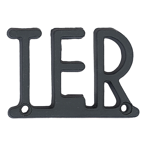 Graphisme TER  aluminium finition époxy noir photo du produit visuel_1 2XL