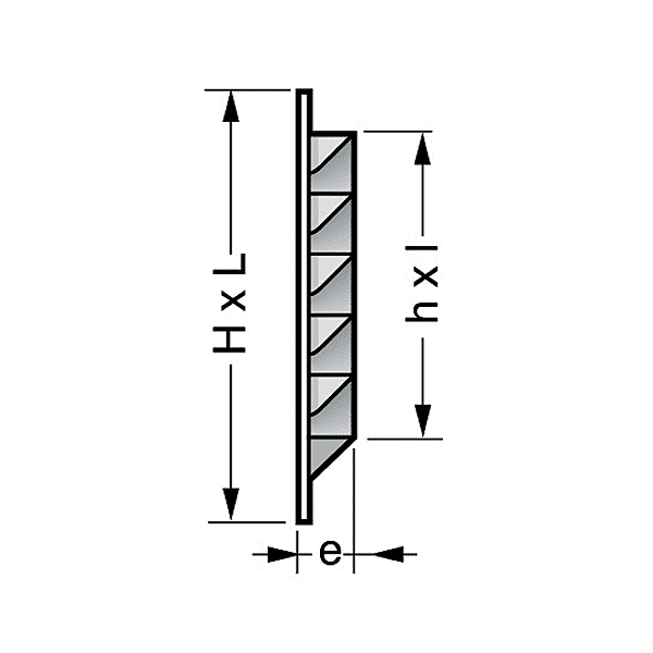 Grille d'aération B photo du produit visuel_1 2XL