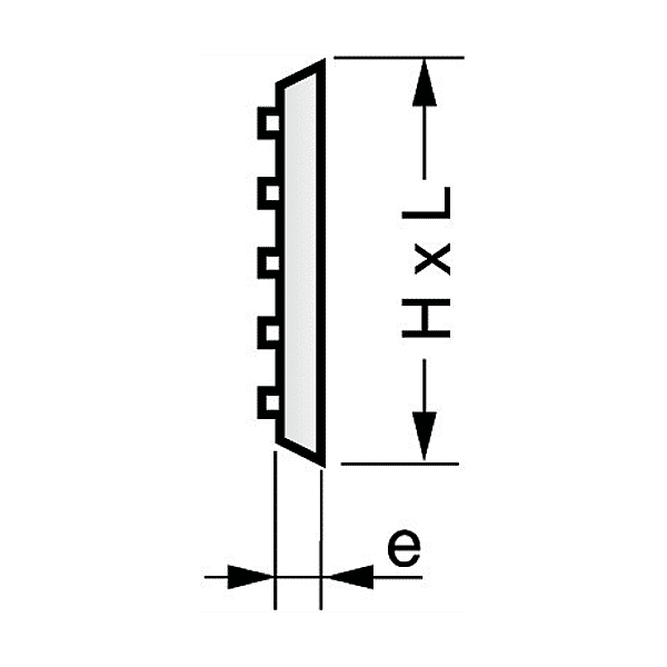 Grille d'aération plate longue PF photo du produit visuel_1 2XL