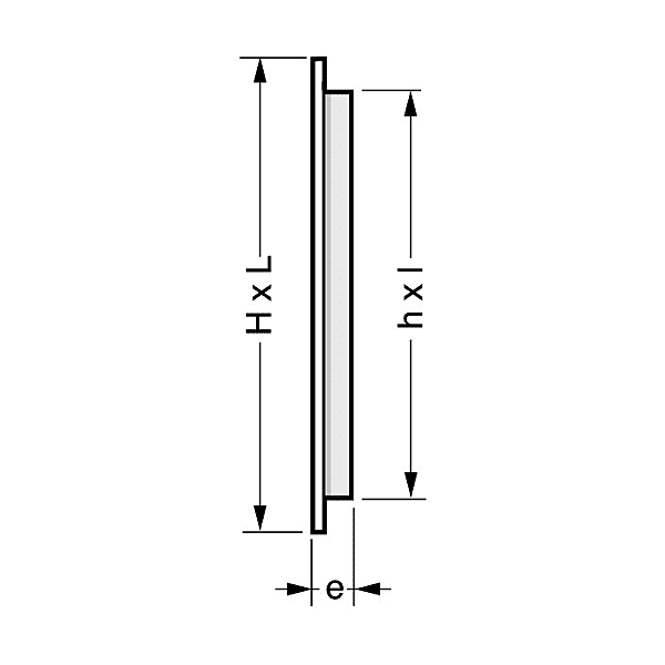 Grille d'aération simple B photo du produit visuel_1 2XL