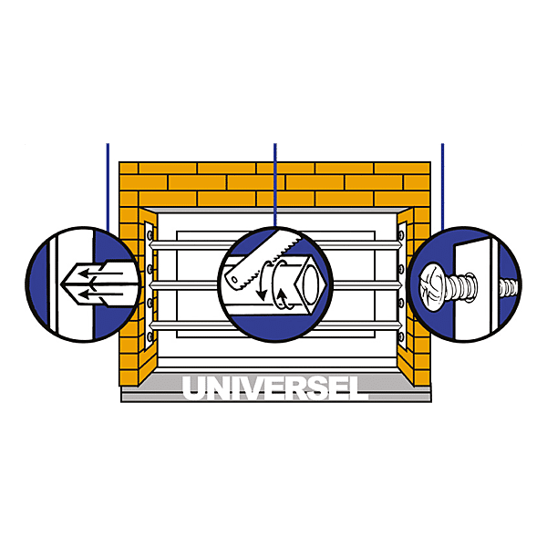 Grille de défense télescopique B94-V photo du produit visuel_1 2XL