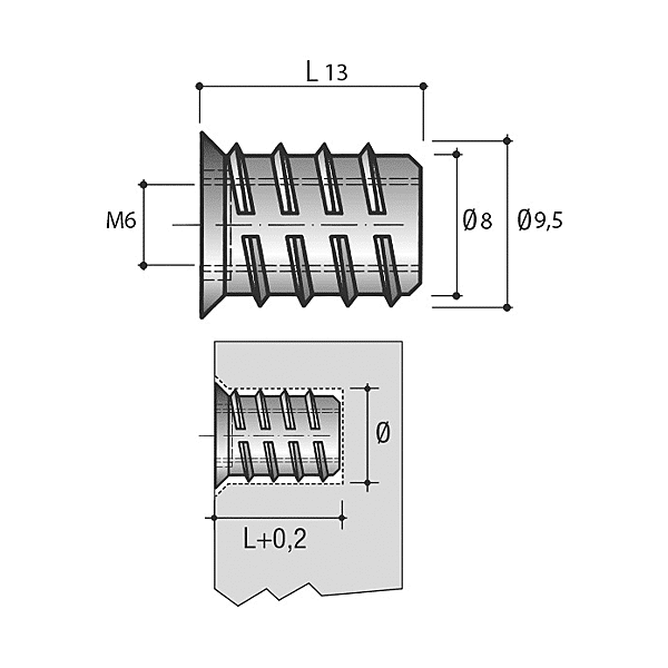 Insert 6 pans creux photo du produit visuel_1 2XL