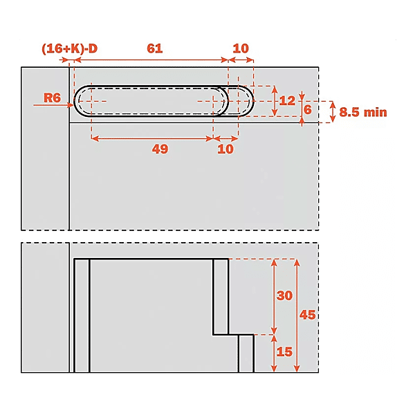 Insert pour charnières Air photo du produit visuel_1 2XL