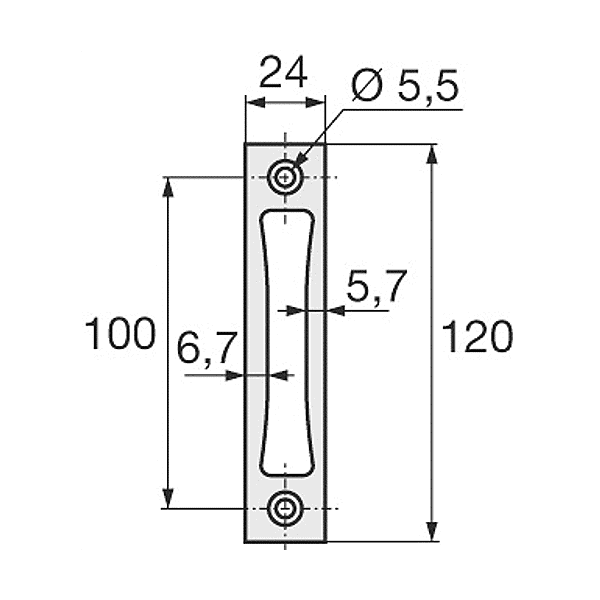 Jeu de 2 gâches haut et bas 2840 photo du produit visuel_1 2XL