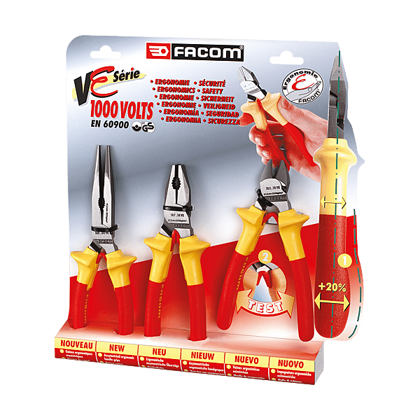 Jeu de 3 pinces isolées 1000 V photo du produit visuel_1 2XL