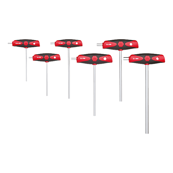 Jeu de 6 clés mâles à poignée en T photo du produit visuel_1 2XL