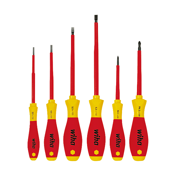 Jeu de 6 tournevis Softfinish isolés 1000 V photo du produit visuel_1 2XL