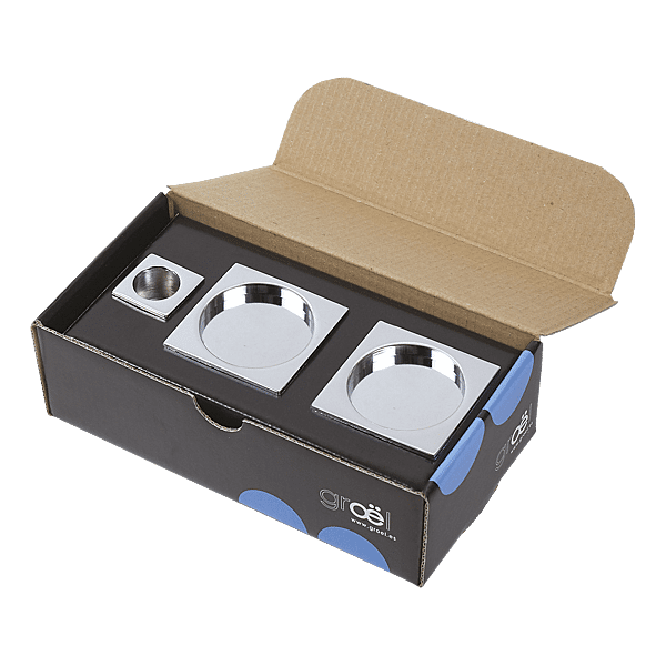 Jeu de poignées cuvettes carrées 1200 KITC UCR photo du produit visuel_1 2XL