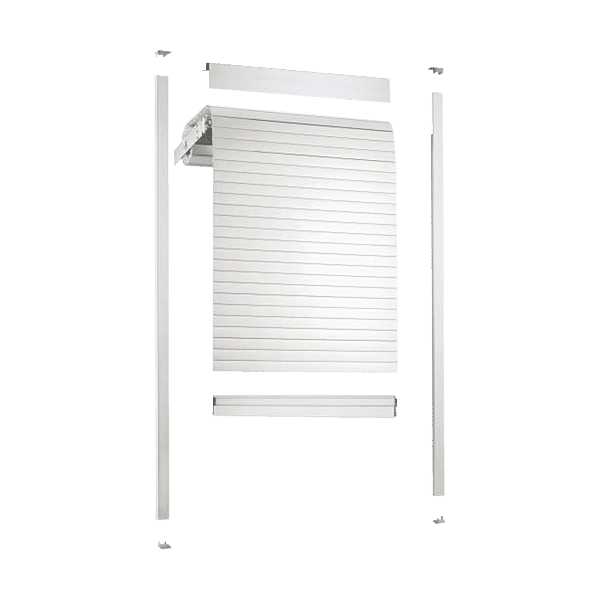 Jeu de rails rideau coulissant pour rideau métallic Line C Box photo du produit visuel_1 2XL