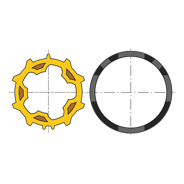 Jeu de roue et couronne LT50ZF54 photo du produit visuel_1 2XL