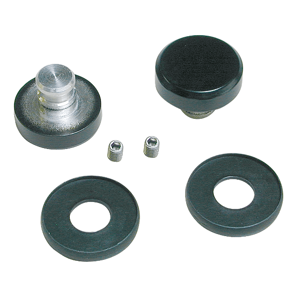 Jeu d'embouts laqués noirs satinés ral 9005 photo du produit visuel_1 2XL