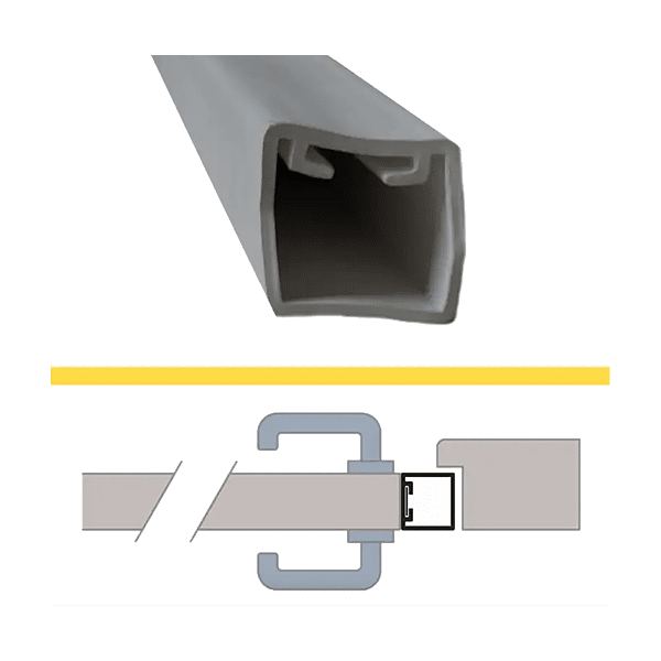 Joint anti-pince doigt pour porte coupe-feu photo du produit visuel_1 2XL